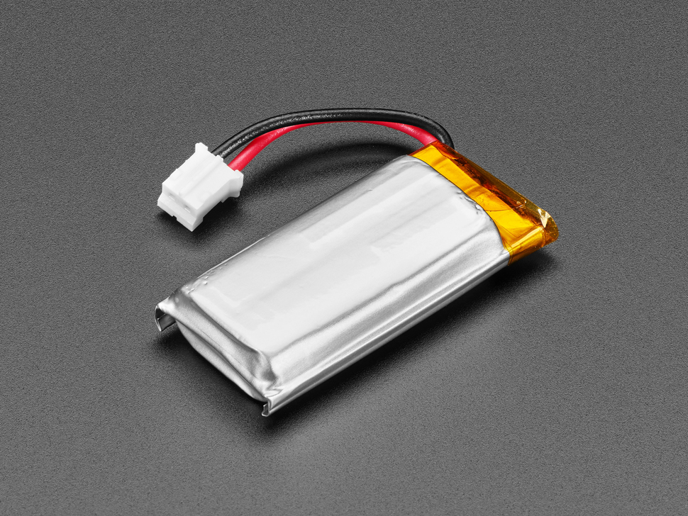 Lithium Ion Polymer Battery Ideal For Feathers - 3.7V 400mAh