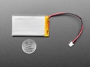 Lithium Ion Polymer Battery Ideal For Feathers - 3.7V 400mAh