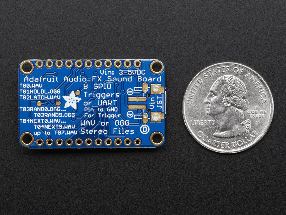 Adafruit Audio FX Sound Board - WAV/OGG Trigger with 2MB Flash