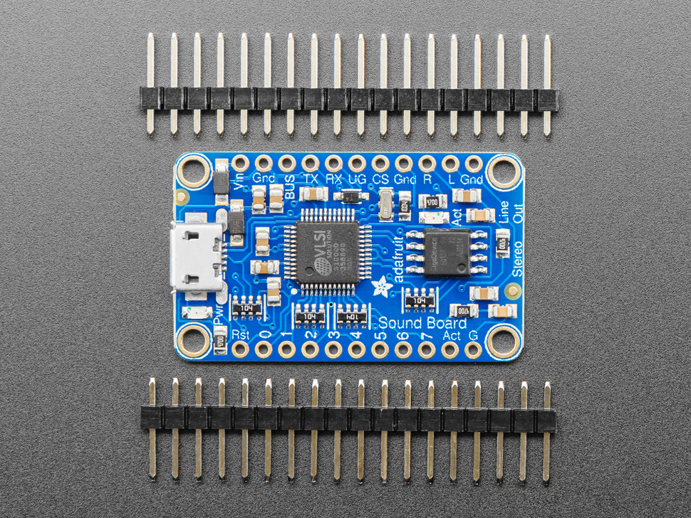 Adafruit Audio FX Sound Board - WAV/OGG Trigger with 2MB Flash