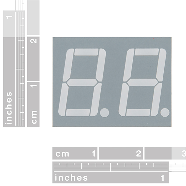 Dual 7-Segment Display - LED (RGB)