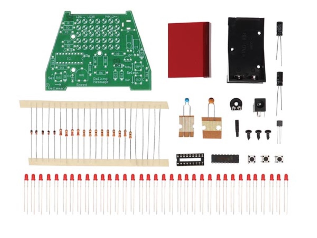 Velleman Rolling Message Display Kit (WSMB124), photo 2