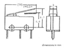 Superminiature Microswitch 3A