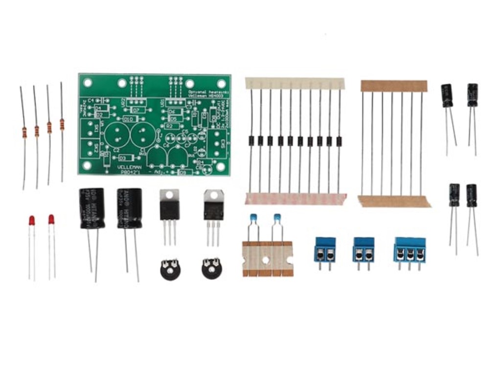 Symmetric 1A Power Supply (Kit)