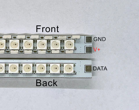 Tritium Blade Strip with Tip Light - 460 LEDs / Meter (82cm Length)