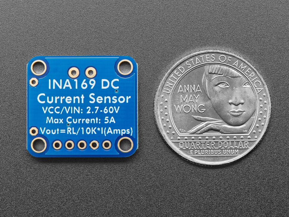 INA169 Analog DC Current Sensor Breakout - 60V 5A Max