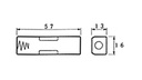 Battery Holder for 1 x AA-Cell (w/ Solder Tags)