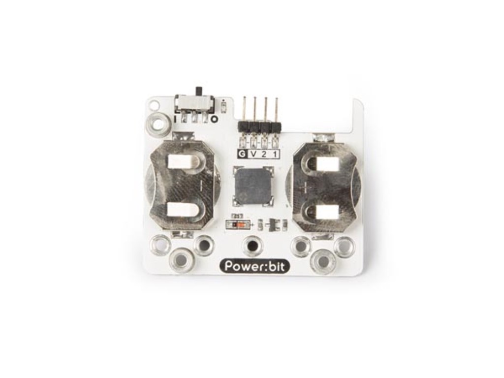 Power module for micro:bit®, expansion board, works with button cell, buzzer