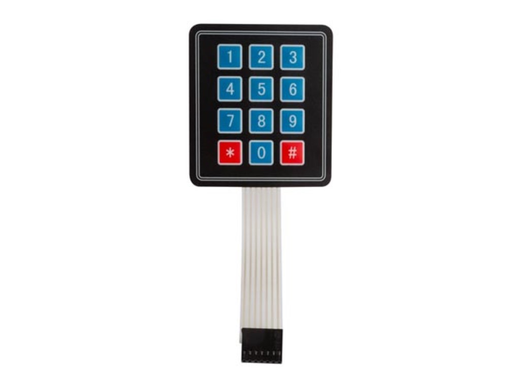 Velleman 3x4 Matrix Membrane Keypad (WPI300), photo 2