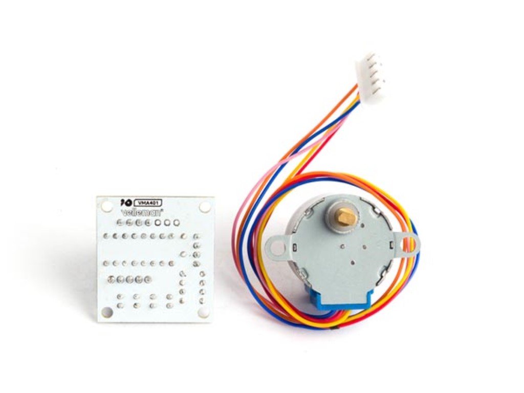 5 VDC STEPPER MOTOR WITH ULN2003 DRIVER BOARD