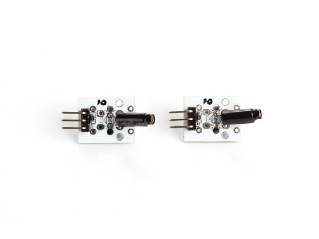 Vibration/Shock Sensor, module, 2 pieces, 5 VDC, white