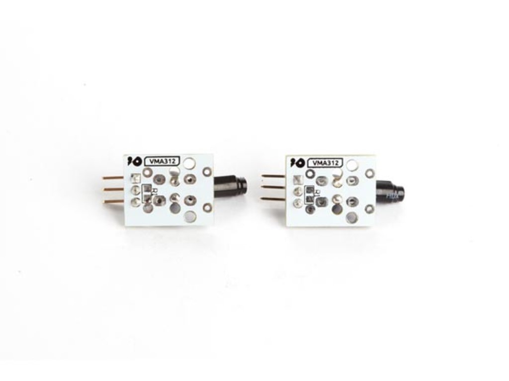 Vibration/Shock Sensor, module, 2 pieces, 5 VDC, white