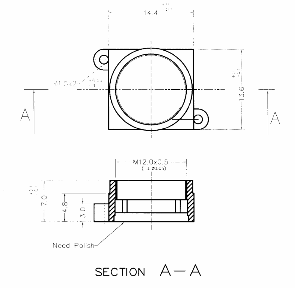 Lens Holder Only with Screws (BB288), photo 3