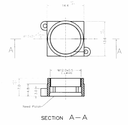 Lens Holder ONLY (no lens) with screws (used with item BB345)