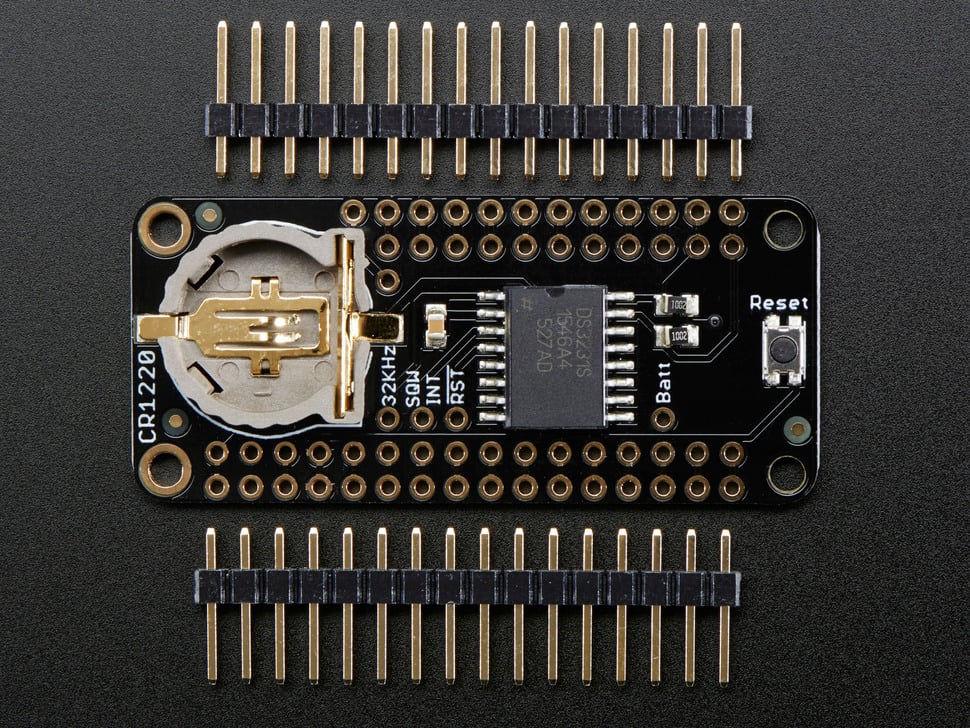 DS3231 Precision RTC FeatherWing - RTC Add-on For Feather Boards