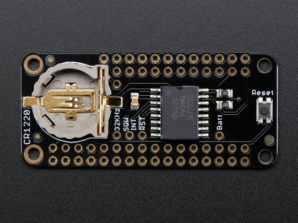 DS3231 Precision RTC FeatherWing - RTC Add-on For Feather Boards