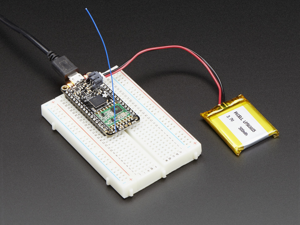 Adafruit Feather 32u4 RFM69HCW Radio (ADA-3076), photo 2