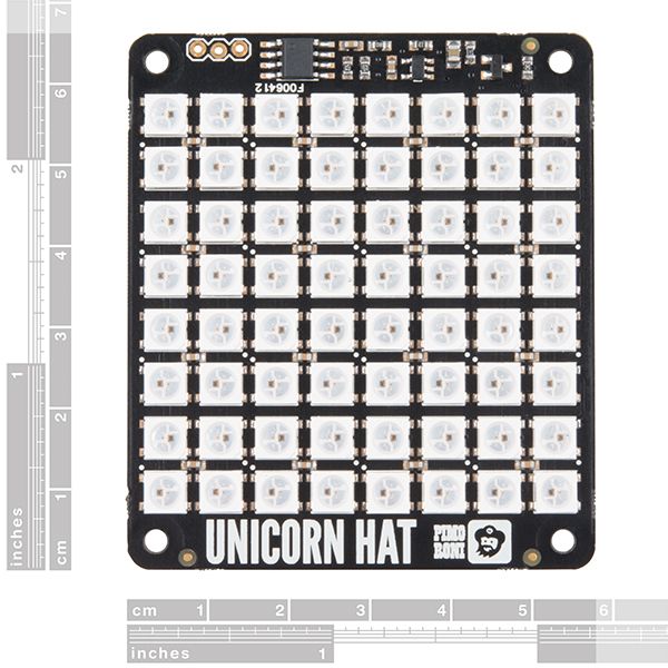 Pimoroni Unicorn HAT 8x8 RGB Pi (DEV-14037), photo 2