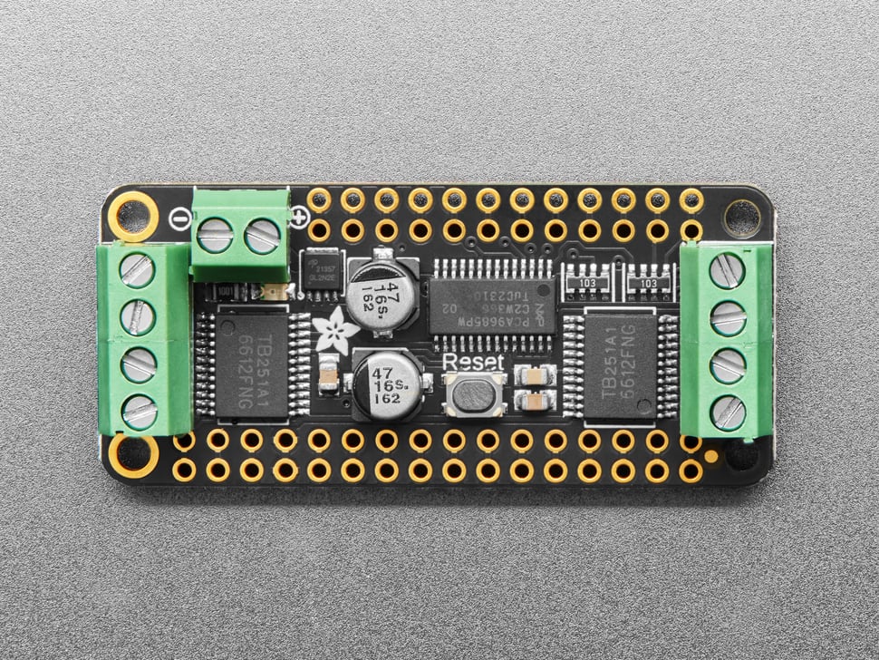 DC Motor + Stepper FeatherWing Add-on For All Feather Boards