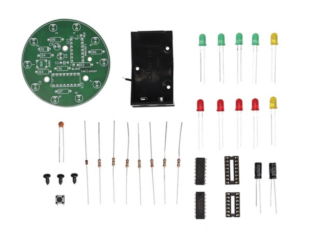 Velleman Electronic Wheel Kit 10 LEDs (WSG152), photo 2
