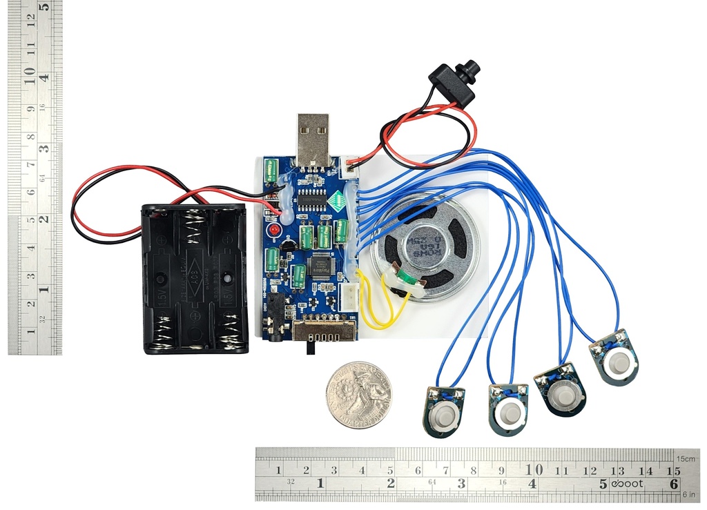 300 Second USB Recording Module WITH LIGHT SENSOR and Buttons (Windows)