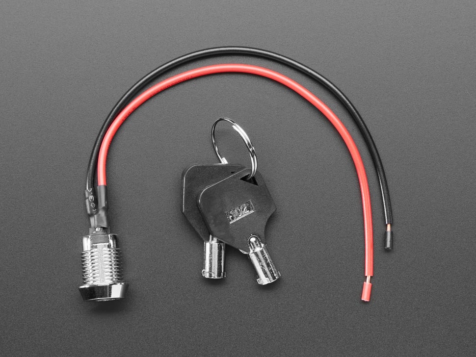 Adafruit On/Off Round Key Lock 12mm (ADA-5927), photo 3
