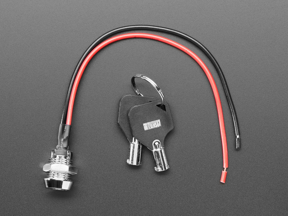 Adafruit Momentary Key Lock Switch 12mm (ADA-5929), photo 3