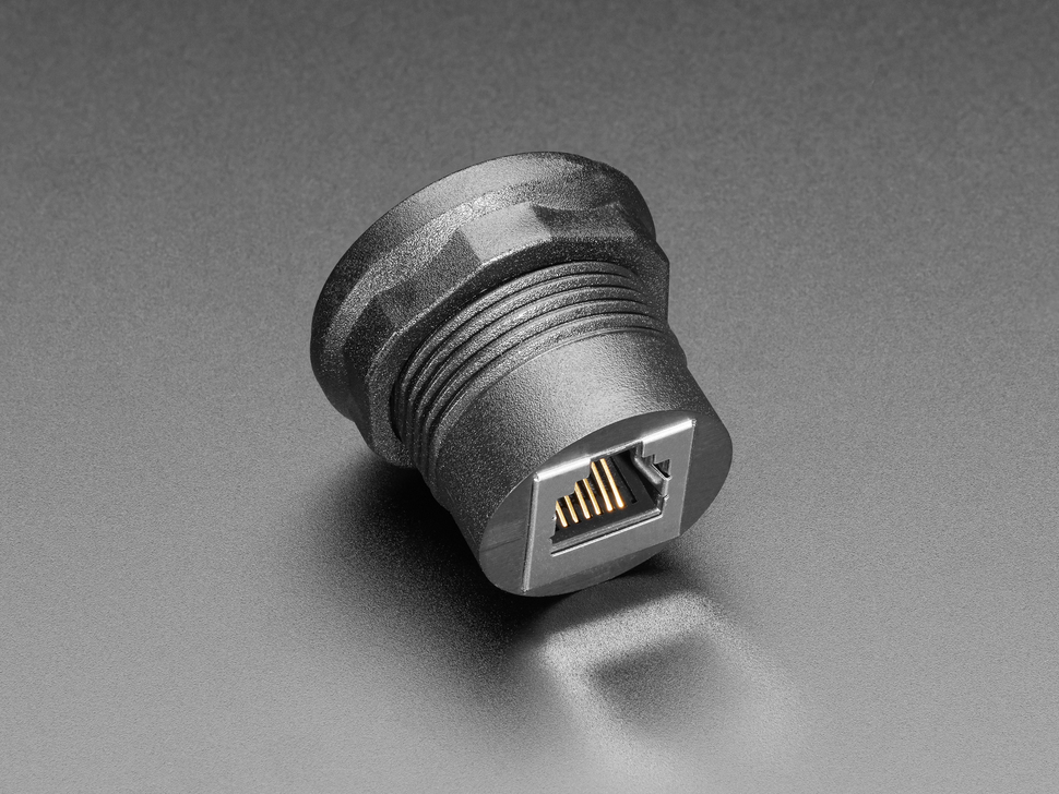 Adafruit RJ-12/RJ-11 Round Panel Adapter (ADA-5859), photo 3