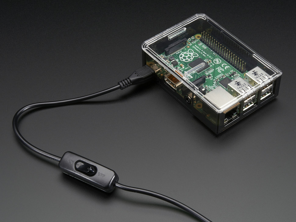 Adafruit USB-A to Micro-B Cable w/ Switch (ADA-2379), photo 2