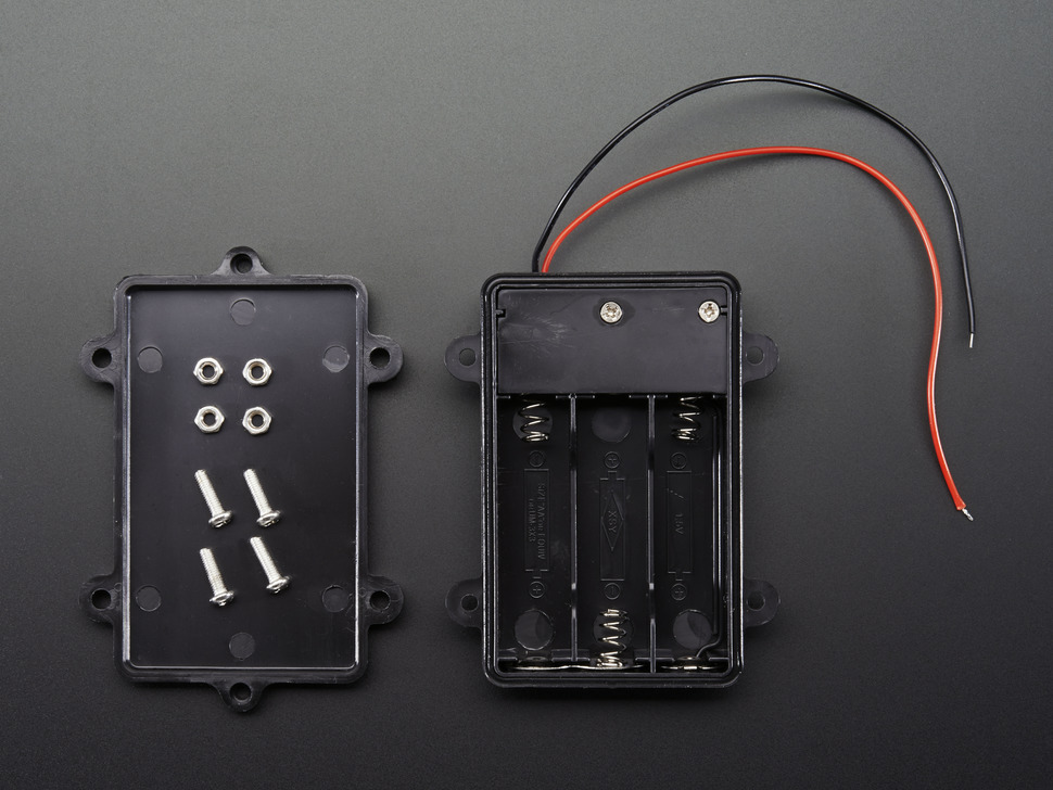 Adafruit Waterproof 3xAA Battery Holder (ADA-771), photo 2