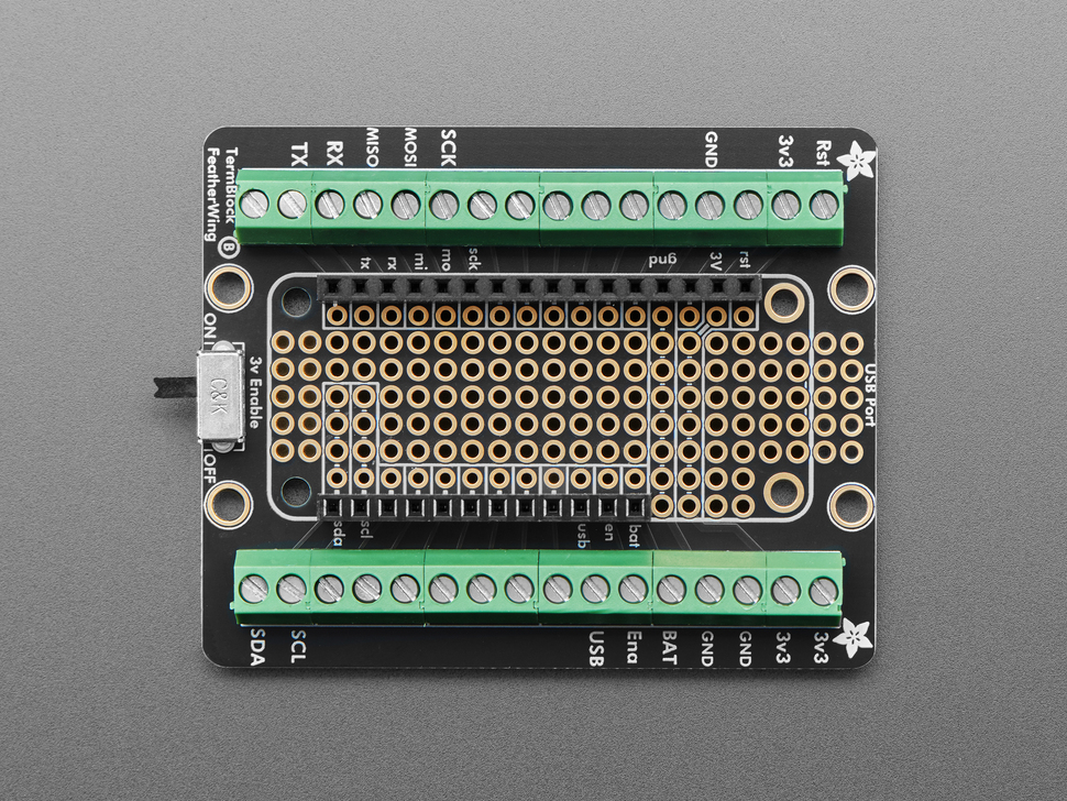 Adafruit Terminal Block FeatherWing (ADA-2926), photo 2