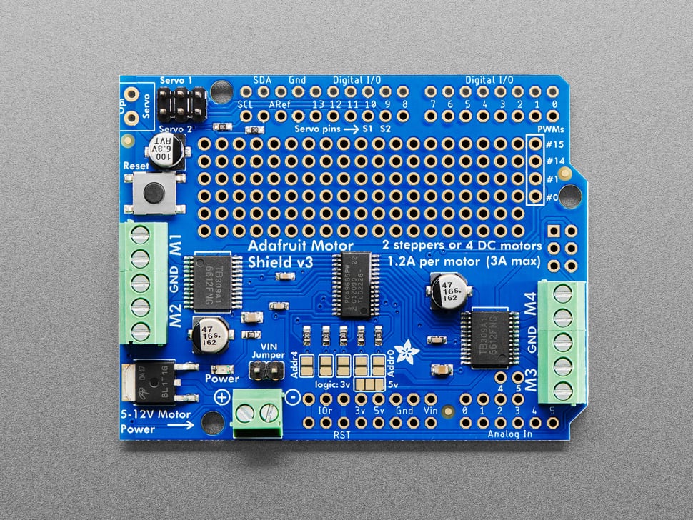 Adafruit Motor Shield v2 for Arduino (ADA-1438), photo 5