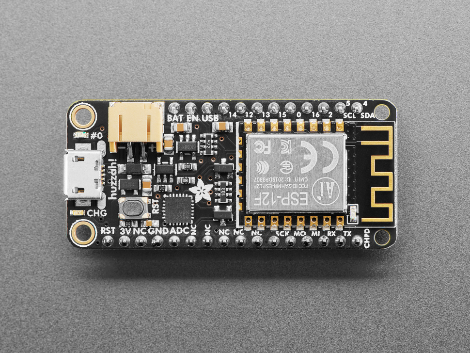 Adafruit Feather HUZZAH ESP8266 Assembled (ADA-3046), photo 2