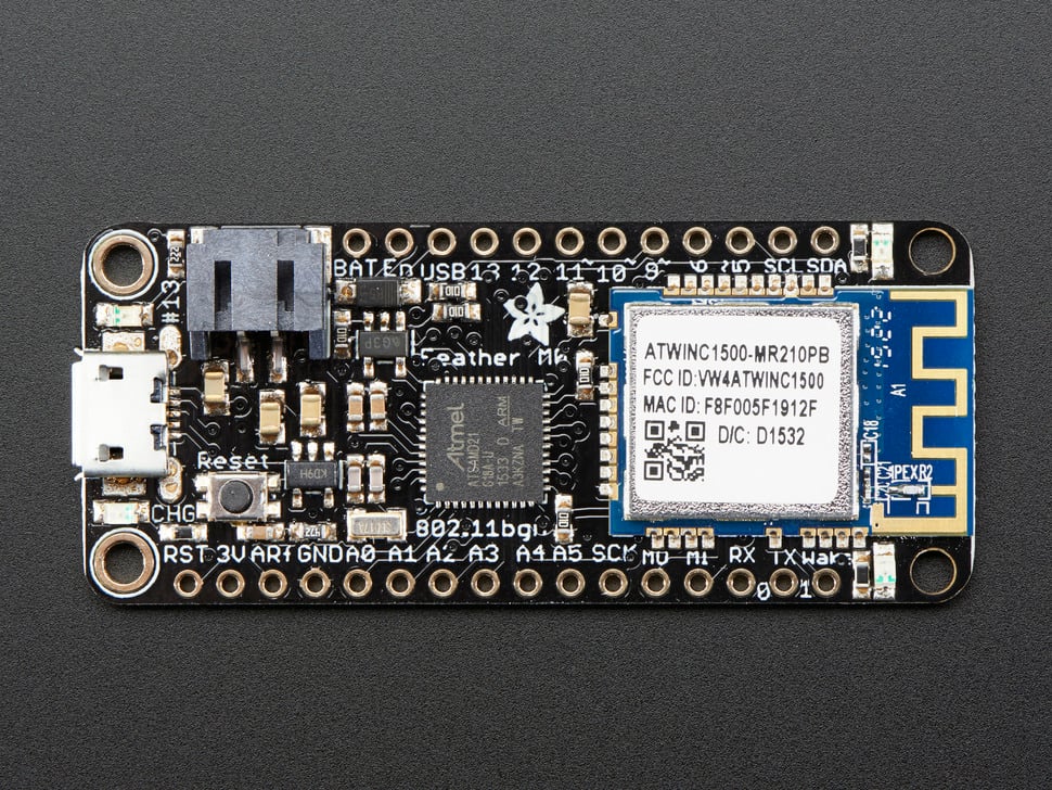 Adafruit Feather M0 WiFi ATWINC1500 (ADA-3010), photo 2