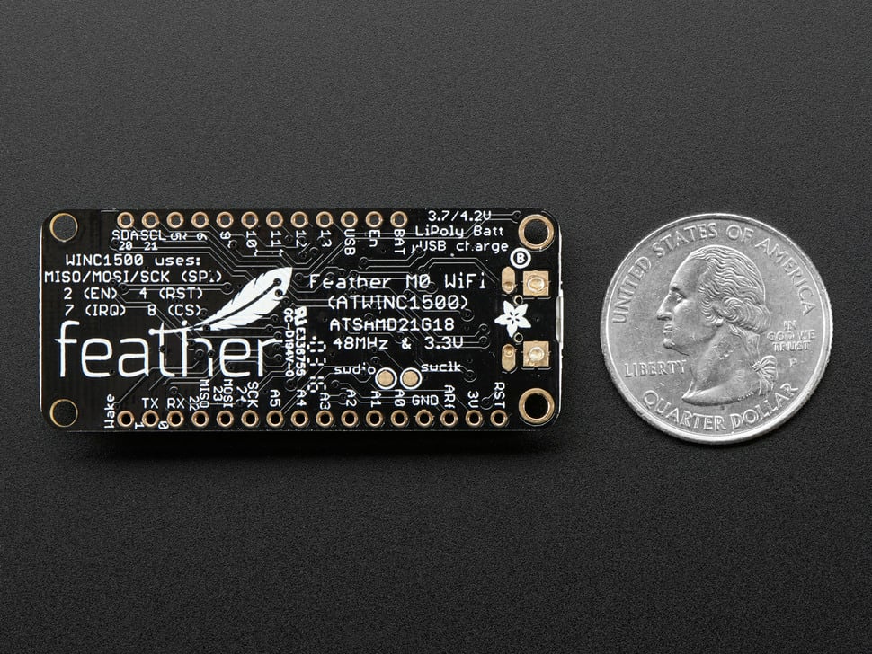 Adafruit Feather M0 WiFi ATWINC1500 (ADA-3010), photo 6