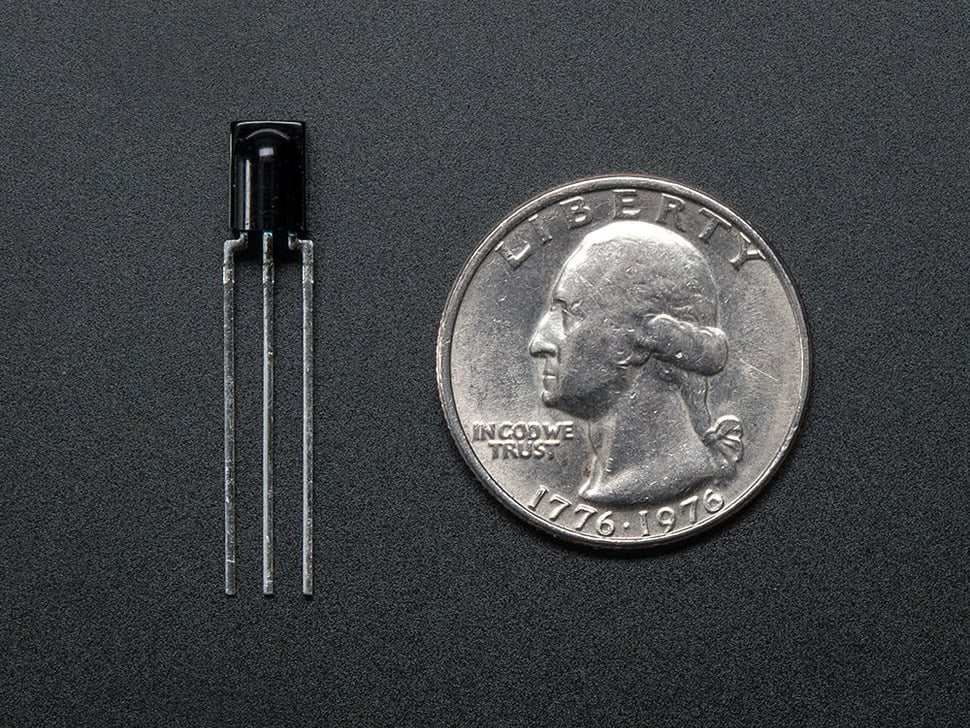 Adafruit TSOP38238 38 kHz IR Receiver (ADA-157), photo 2