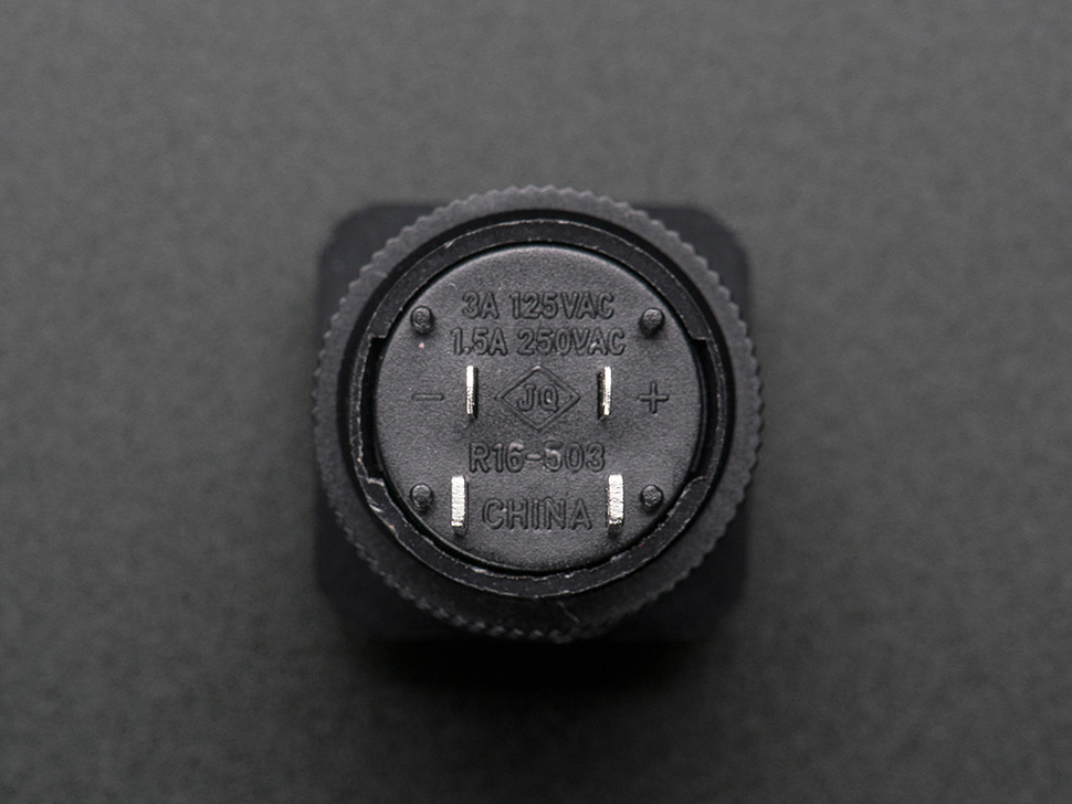Adafruit 16mm Yellow Illuminated Button (ADA-1441), photo 4