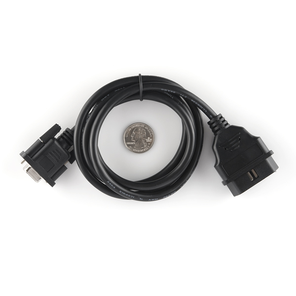 SparkFun OBD-II to DB9 Cable 5ft (CAB-10087), photo 2