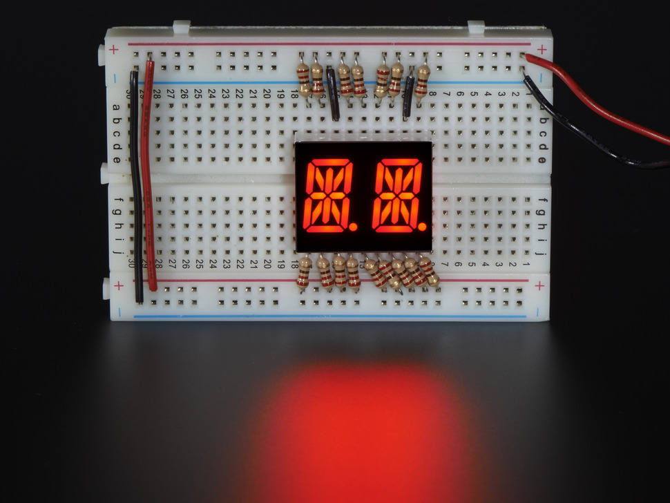 Adafruit Dual Red 14-Seg Display (ADA-1907), photo 5