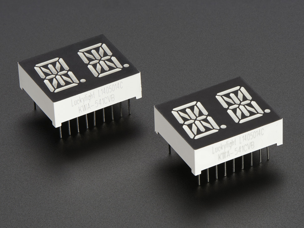 Adafruit Dual Red 14-Seg Display (ADA-1907), photo 2
