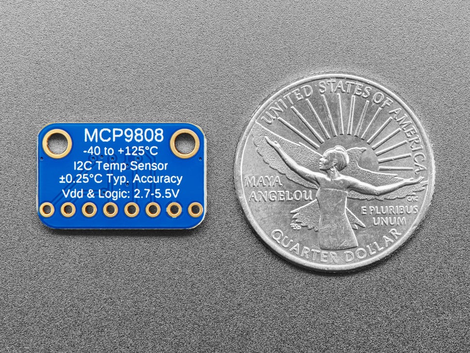 MCP9808 High Accuracy I2C Temperature Sensor Breakout Board