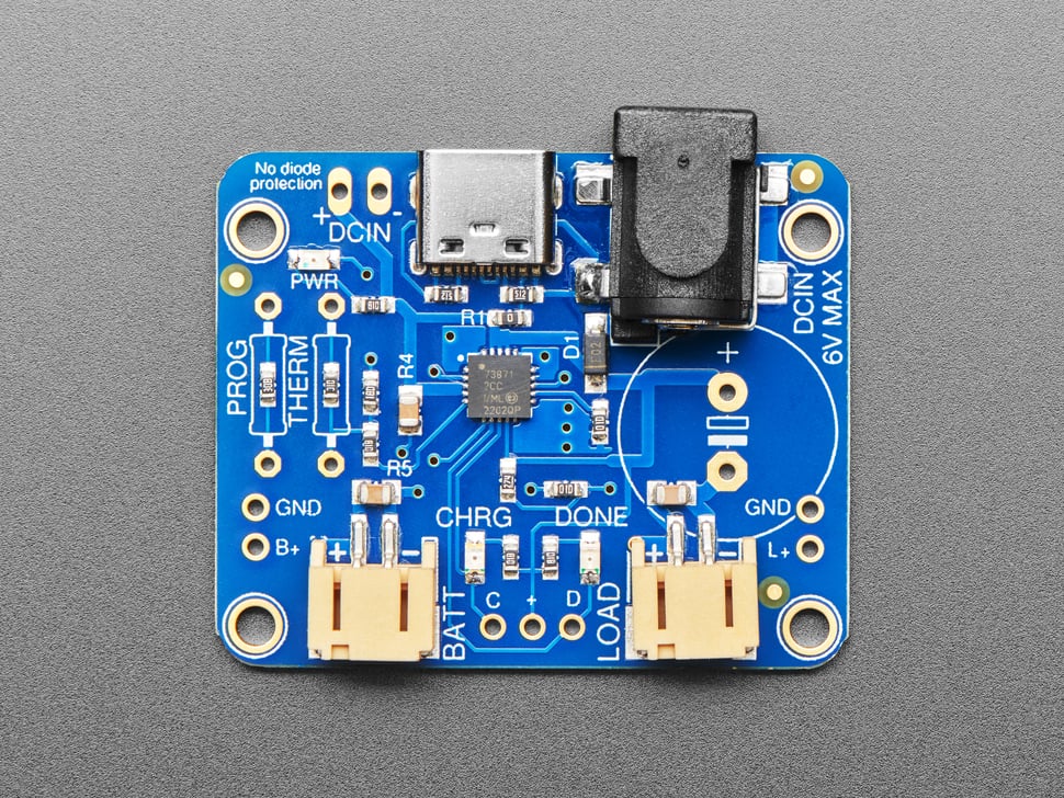 Adafruit USB/DC/Solar LiPo Charger (ADA-390), photo 5