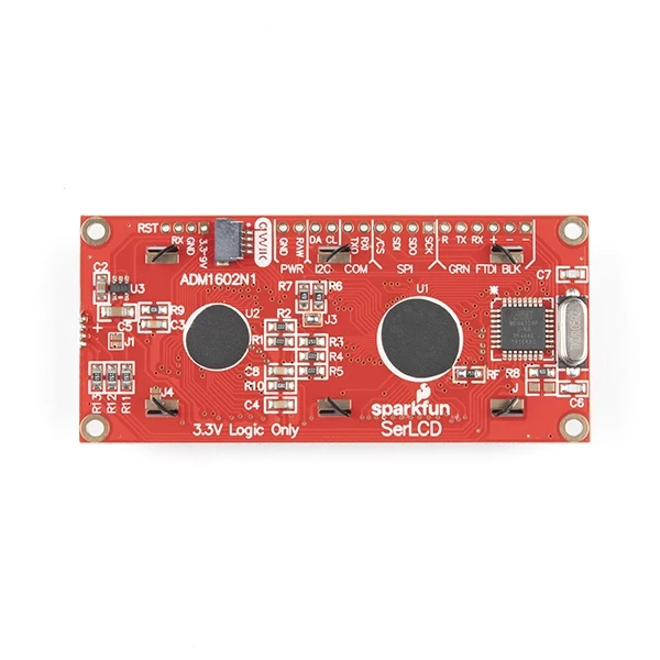 SparkFun 16x2 SerLCD - RGB Backlight (Qwiic)
