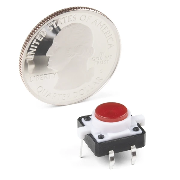 SparkFun LED Tactile Button Red 12mm (COM-10442), photo 6