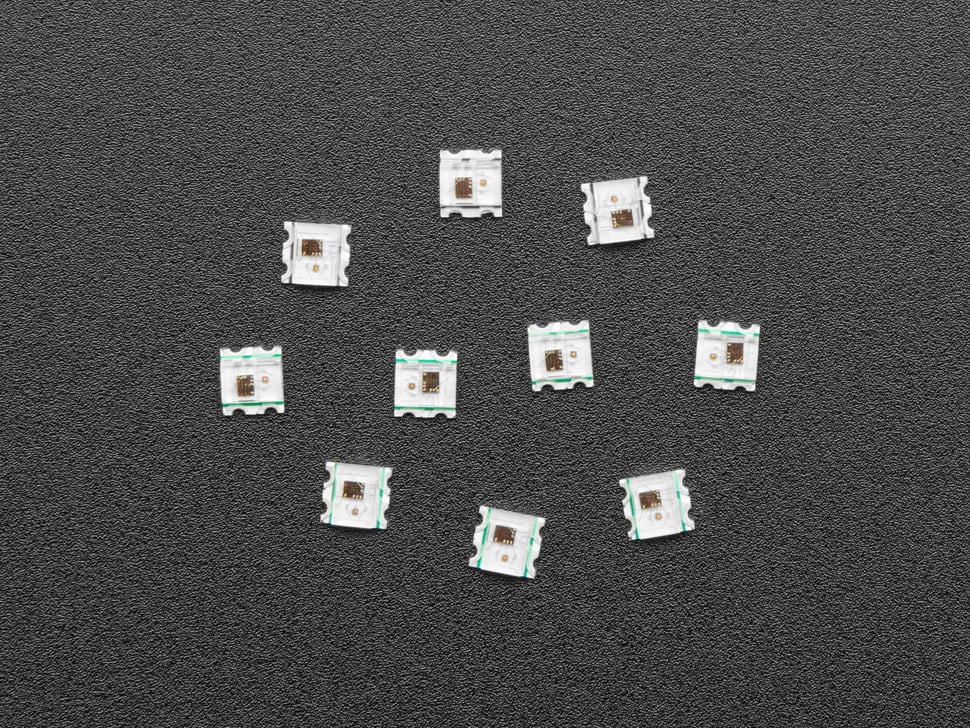 NeoPixel Nano 2020 RGB LEDs - 10-pack - WS2812B