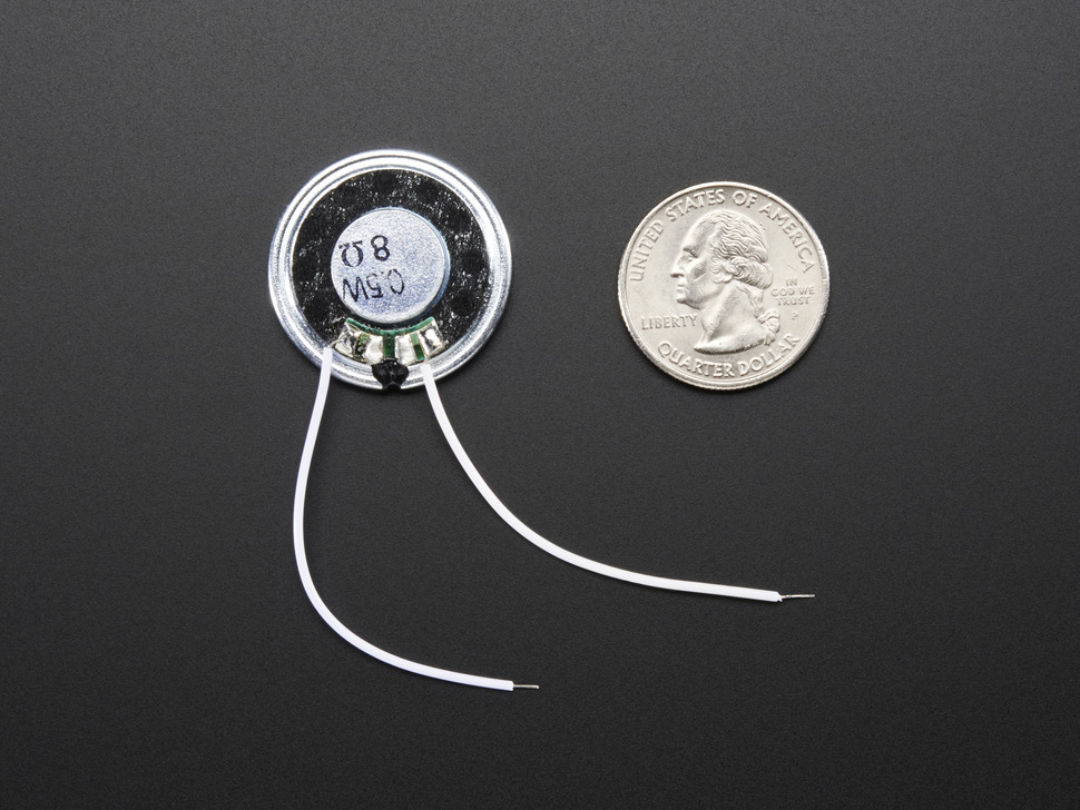 Adafruit Mini Metal Speaker 8 ohm 0.5W (ADA-1890), photo 2