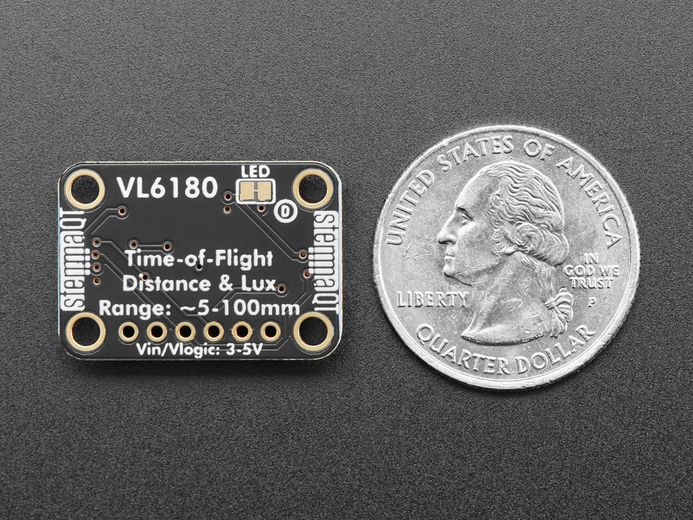 Adafruit VL6180X Time of Flight Distance Ranging Sensor (VL6180) - STEMMA QT