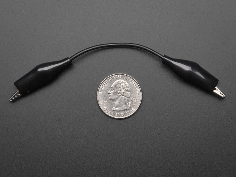 Short Wire Alligator Clip Test Lead (set of 12)