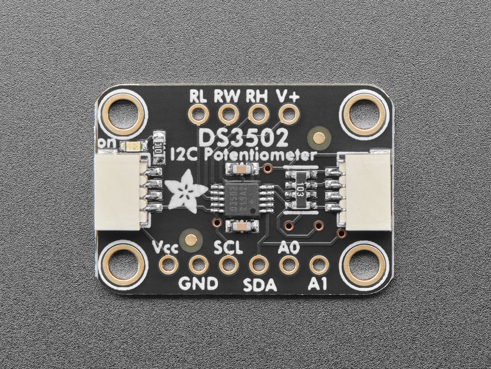 Adafruit DS3502 I2C Digital 10K Potentiometer Breakout - STEMMA QT / Qwiic