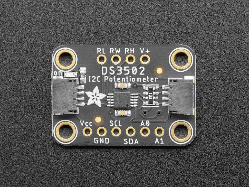 Adafruit DS3502 I2C Digital 10K Potentiometer Breakout - STEMMA QT / Qwiic